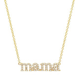 Pave Mama Necklace 925 Silver