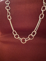 14K Gold Gold Mixed Link Chain Necklace